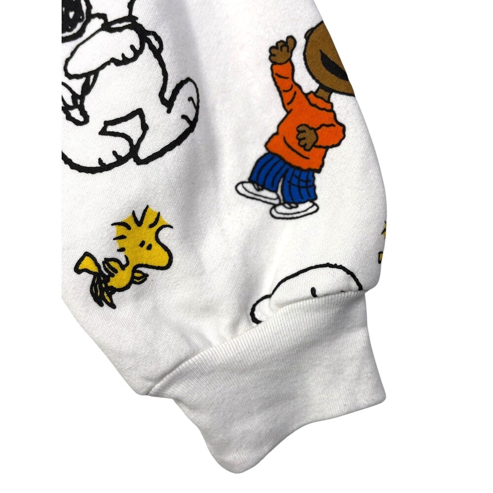 Peanuts Snoopy Charlie Brown Friends AOP Sweatshirt 3X Crewneck Pullover - Picture 7 of 11